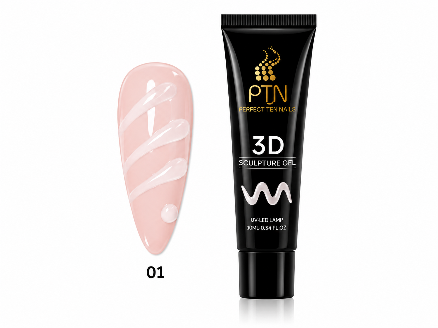 3D Nail Art Gel 10ml - 01